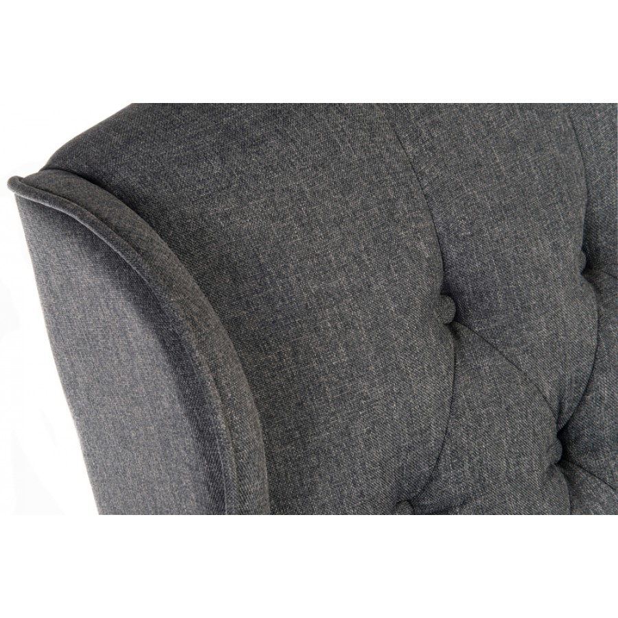 Corringham Traditional Grey Fabric Chair